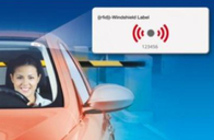 Car Parking System RFID Label Tags Long Range 860-960MHz Alien H9 9954